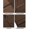 image:imageCOOFANDY Mens Blazer Business Suit Jacket Slim Fit Two Button Casual Sport CoatsBrown
