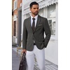 image:imageCOOFANDY Mens Blazer Business Suit Jacket Slim Fit Two Button Casual Sport CoatsDark Grey