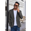 image:imageCOOFANDY Mens Blazer Business Suit Jacket Slim Fit Two Button Casual Sport CoatsDark Grey