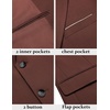 image:imageCOOFANDY Mens Blazer Business Suit Jacket Slim Fit Two Button Casual Sport CoatsDark Red