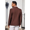image:imageCOOFANDY Mens Blazer Business Suit Jacket Slim Fit Two Button Casual Sport CoatsDark Red