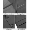 image:imageCOOFANDY Mens Blazer Business Suit Jacket Slim Fit Two Button Casual Sport CoatsGrey