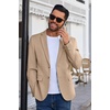 image:imageCOOFANDY Mens Blazer Business Suit Jacket Slim Fit Two Button Casual Sport CoatsKhaki