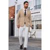 image:imageCOOFANDY Mens Blazer Business Suit Jacket Slim Fit Two Button Casual Sport CoatsKhaki