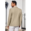 image:imageCOOFANDY Mens Blazer Business Suit Jacket Slim Fit Two Button Casual Sport CoatsLight Grey Khaki
