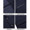 image:imageCOOFANDY Mens Blazer Business Suit Jacket Slim Fit Two Button Casual Sport CoatsNavy Blue