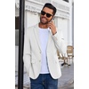 image:imageCOOFANDY Mens Blazer Business Suit Jacket Slim Fit Two Button Casual Sport CoatsWhite