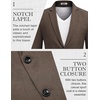 image:imageCOOFANDY Mens Blazer Casual Sport Coats Two Buttons Lightweight Suit JacketBrown