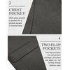 image:imageCOOFANDY Mens Blazer Casual Sport Coats Two Buttons Lightweight Suit JacketDark Charcoal