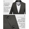 image:imageCOOFANDY Mens Blazer Casual Sport Coats Two Buttons Lightweight Suit JacketDark Charcoal