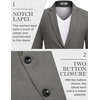 image:imageCOOFANDY Mens Blazer Casual Sport Coats Two Buttons Lightweight Suit JacketGray