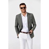 image:imageCOOFANDY Mens Blazer Casual Sport Coats Two Buttons Lightweight Suit JacketGray