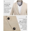 image:imageCOOFANDY Mens Blazer Casual Sport Coats Two Buttons Lightweight Suit JacketLight Khaki