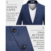 image:imageCOOFANDY Mens Blazer Casual Sport Coats Two Buttons Lightweight Suit JacketNavy Blue