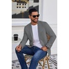 image:imageCOOFANDY Mens Blazer Casual Suit Jacket Slim Fit One Button Sport Coats Lightweight Sports JacketGrey