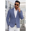 image:imageCOOFANDY Mens Blazer Casual Suit Jacket Slim Fit One Button Sport Coats Lightweight Sports JacketGrey Blue
