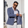 image:imageCOOFANDY Mens Blazer Casual Suit Jacket Slim Fit One Button Sport Coats Lightweight Sports JacketGrey Blue