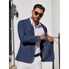 image:imageCOOFANDY Mens Blazer Casual Suit Jacket Slim Fit One Button Sport Coats Lightweight Sports JacketNavy Blue