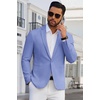 image:imageCOOFANDY Mens Blazer Casual Suit Jacket Slim Fit One Button Sport Coats Lightweight Sports JacketRoyal Blue