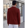 image:imageCOOFANDY Mens Blazer Casual Suit Jacket Slim Fit One Button Sport Coats Lightweight Sports JacketWine Red