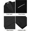 image:imageCOOFANDY Mens Blazer Casual Two Buttons Sport Coat Slim Fit Lightweight Suit JacketsBlack