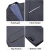 image:imageCOOFANDY Mens Blazer Casual Two Buttons Sport Coat Slim Fit Lightweight Suit JacketsBlue Purple