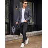 image:imageCOOFANDY Mens Blazer Casual Two Buttons Sport Coat Slim Fit Lightweight Suit JacketsBlue Purple