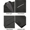 image:imageCOOFANDY Mens Blazer Casual Two Buttons Sport Coat Slim Fit Lightweight Suit JacketsDark Grey