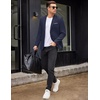 image:imageCOOFANDY Mens Blazer Casual Two Buttons Sport Coat Slim Fit Lightweight Suit JacketsNavy Blue