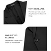 image:imageCOOFANDY Mens Blazer Jacket One Button Casual Suit Jackets Stretch Knit Sport CoatBlack