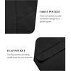 image:imageCOOFANDY Mens Blazer Jacket One Button Casual Suit Jackets Stretch Knit Sport CoatBlack