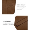 image:imageCOOFANDY Mens Blazer Jacket One Button Casual Suit Jackets Stretch Knit Sport CoatBrown