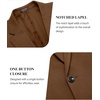 image:imageCOOFANDY Mens Blazer Jacket One Button Casual Suit Jackets Stretch Knit Sport CoatBrown