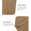 image:imageCOOFANDY Mens Blazer Jacket One Button Casual Suit Jackets Stretch Knit Sport CoatKhaki