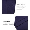 image:imageCOOFANDY Mens Blazer Jacket One Button Casual Suit Jackets Stretch Knit Sport CoatNavy Blue