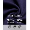 image:imageCOOFANDY Mens Blazer Jacket One Button Casual Suit Jackets Stretch Knit Sport CoatNavy Blue