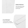 image:imageCOOFANDY Mens Blazer Jacket One Button Casual Suit Jackets Stretch Knit Sport CoatWhite