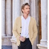 image:imageCOOFANDY Mens Cardigan Sweater Cable Knit V Neck Button up Sweaters Ribbed Cardigan Sweater with PocketsLight Khaki