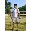 image:imageCOOFANDY Mens Cargo Cotton Twill Cargo Shorts Drawstring Stretch Elastic Waist Casual Work Short with 5 PocketsLight Green