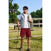 image:imageCOOFANDY Mens Cargo Cotton Twill Cargo Shorts Drawstring Stretch Elastic Waist Casual Work Short with 5 PocketsRed