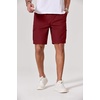 image:imageCOOFANDY Mens Cargo Cotton Twill Cargo Shorts Drawstring Stretch Elastic Waist Casual Work Short with 5 PocketsRed
