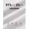 image:imageCOOFANDY Mens Cargo Cotton Twill Cargo Shorts Drawstring Stretch Elastic Waist Casual Work Short with 5 PocketsWhite