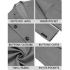 image:imageCOOFANDY Mens Casual Blazer Jacket Slim Fit Two Button Suit Jackets Lightweight Knit Sport CoatGrey