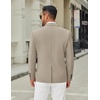 image:imageCOOFANDY Mens Casual Blazer Jacket Slim Fit Two Button Suit Jackets Lightweight Knit Sport CoatKhaki