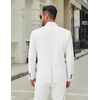 image:imageCOOFANDY Mens Casual Blazer Jacket Slim Fit Two Button Suit Jackets Lightweight Knit Sport CoatWhite