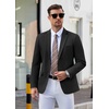 image:imageCOOFANDY Mens Casual Blazer Lightweight Slim Fit Suit Jacket Two Button Cotton Sport CoatsBlack