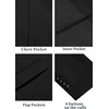 image:imageCOOFANDY Mens Casual Blazer Lightweight Slim Fit Suit Jacket Two Button Cotton Sport CoatsBlack