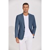 image:imageCOOFANDY Mens Casual Blazer Lightweight Slim Fit Suit Jacket Two Button Cotton Sport CoatsBlue