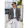 image:imageCOOFANDY Mens Casual Blazer Lightweight Slim Fit Suit Jacket Two Button Cotton Sport CoatsGray