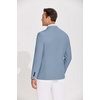 image:imageCOOFANDY Mens Casual Blazer Lightweight Slim Fit Suit Jacket Two Button Cotton Sport CoatsLight Blue